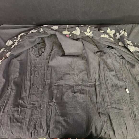 Cupcake International Ginkgo Leaf Jacket Size S Art To Wear Unique Casual - Picture 10 of 13